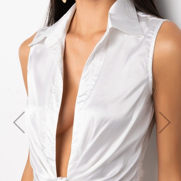 Step It Up Low V Mini Dress - Picture 3 of 5